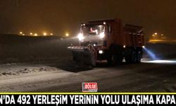 Van’da 492 yerleşim yerinin yolu ulaşıma kapandı