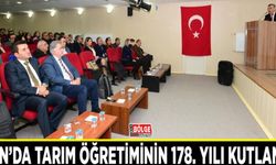 Van’da tarım öğretiminin 178. yılı kutlandı