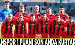 Vanspor 1 puanı son anda kurtardı
