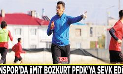 Vanspor'da Ümit Bozkurt PFDK'ya sevk edildi