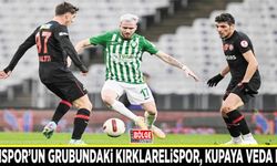 Vanspor’un grubundaki Kırklarelispor, kupaya veda etti