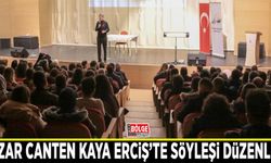 Yazar Canten Kaya Erciş’te söyleşi düzenledi