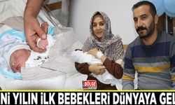 Yeni yılın ilk bebekleri dünyaya geldi
