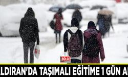 Çaldıran'da taşımalı eğitime 1 gün ara