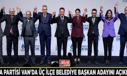 DEVA Partisi Van'da üç ilçe belediye başkan adayını açıkladı