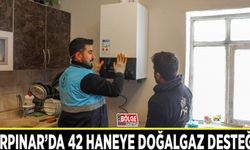 Gürpınar’da 42 haneye doğalgaz desteği…