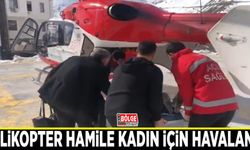 Helikopter hamile kadın için havalandı