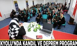 İpekyolu'nda kandil ve deprem programı…