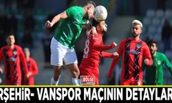 Kırşehir- Vanspor maçının detayları…