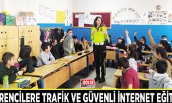 Öğrencilere trafik ve güvenli internet eğitimi
