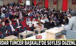 Serdar Tuncer Başkale'de söyleşi düzenledi
