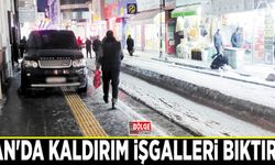 Van'da kaldırım işgalleri bıktırdı