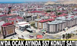 Van'da Ocak ayında 557 konut satıldı