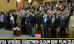 Van’da 'Aybüke: Öğretmen Oldum Ben' filmi izlendi
