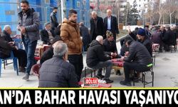 Van’da bahar havası yaşanıyor