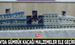 Van’da gümrük kaçağı malzemeler ele geçirildi