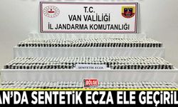 Van’da sentetik ecza ele geçirildi