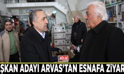 Başkan Adayı Arvas’tan esnafa ziyaret