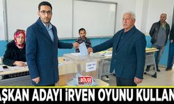 Başkan Adayı İrven oyunu kullandı