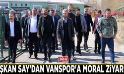 Başkan Say'dan Vanspor'a moral ziyareti