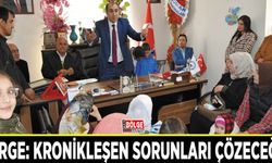 Berge: Kronikleşen sorunları çözeceğiz