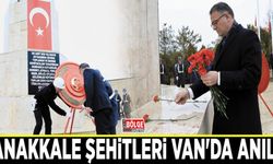 Çanakkale şehitleri Van'da anıldı