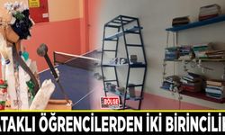 Çataklı öğrencilerden iki birincilik...