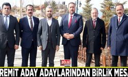 Edremit aday adaylarından birlik mesajı