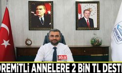 Edremitli annelere 2 bin TL destek