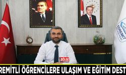 Edremitli öğrencilere ulaşım ve eğitim desteği