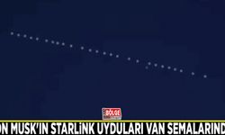 Elon Musk'ın Starlink uyduları Van semalarında görüldü