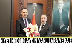 Emniyet Müdürü Aydın Vanlılara veda etti