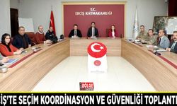 Erciş'te seçim koordinasyon ve güvenliği toplantısı...
