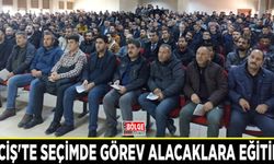 Erciş'te seçimde görev alacaklara eğitim...