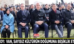 Ersoy: Van, sayısız kültürün doğumuna beşiklik etmiş