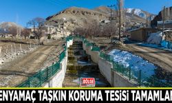 Esenyamaç Taşkın Koruma Tesisi tamamlandı