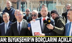 İlhan: Büyükşehir'in borçlarını açıklayın