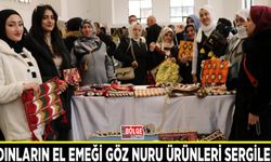 Kadınların el emeği göz nuru ürünleri sergilendi