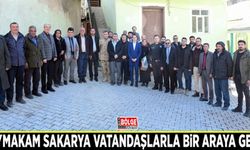 Kaymakam Sakarya vatandaşlarla bir araya geldi