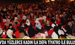 Van'da yüzlerce kadın ilk defa tiyatro ile buluştu