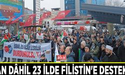 Van dâhil 23 ilde Filistin'e destek…