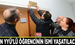 Van YYÜ’lü öğrencinin ismi yaşatılacak