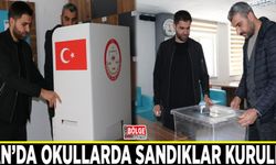 Van’da okullarda sandıklar kuruldu