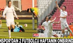 Vanspor'dan 2 futbolcu haftanın onbirinde...