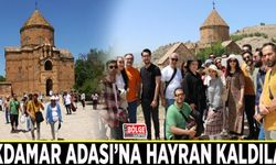 Akdamar Adası’na hayran kaldılar