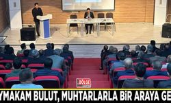 Kaymakam Bulut, muhtarlarla bir araya geldi