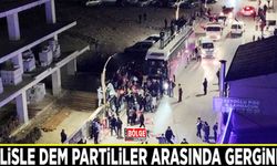 Polisle DEM Partililer arasında gerginlik