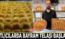 Tatlıcılarda bayram telaşı başladı