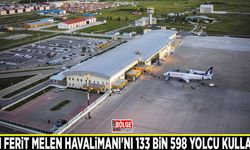 Van Ferit Melen Havalimanı'nı 133 bin 598 yolcu kullandı