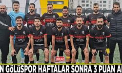 Van Gölüspor haftalar sonra 3 puan aldı